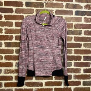 Lululemon pink workout long sleeve shirt size 6